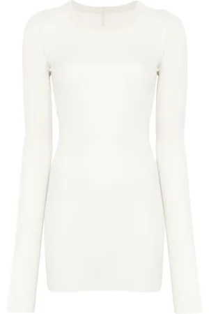 Rick Owens Top tejido fino de canalé