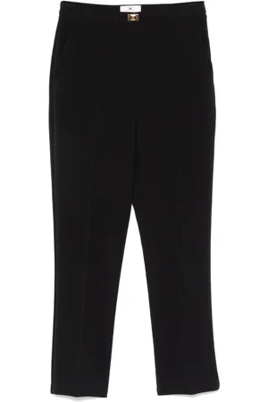 Elisabetta Franchi Pantalones con placa del logo