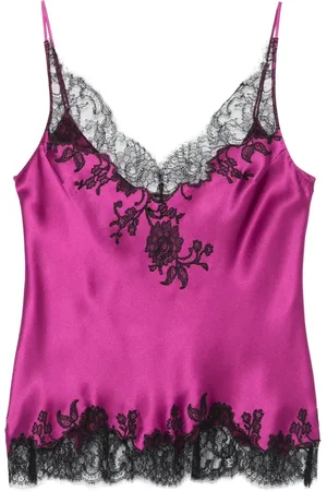 CARINE GILSON Top con detalle de encaje