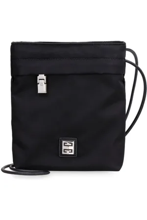 Givenchy Mochila tipo mensajero con placa del logo