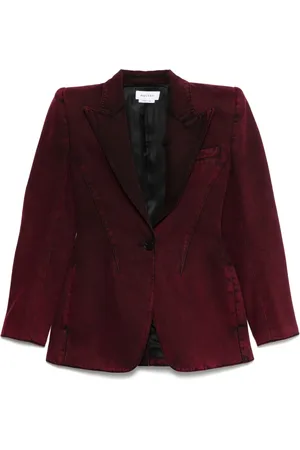 Alexander McQueen Blazer de mezclilla