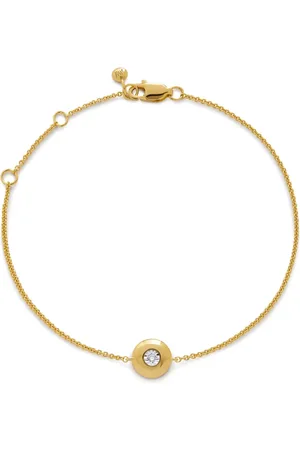 Monica Vinader Pulsera April Birthstone en oro amarillo vermeil de 18kt