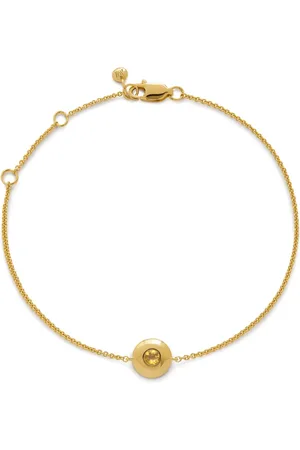 Monica Vinader Pulsera November Birthstone en oro vermeil de 18kt