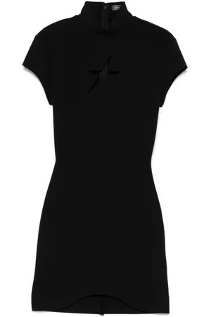 MUGLER Vestido corto con estrellas estampadas