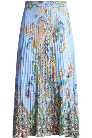 Etro Falda tejida de canalé