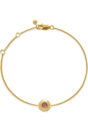 Monica Vinader Pulsera October Birthstone en oro amarillo vermeil de 18kt