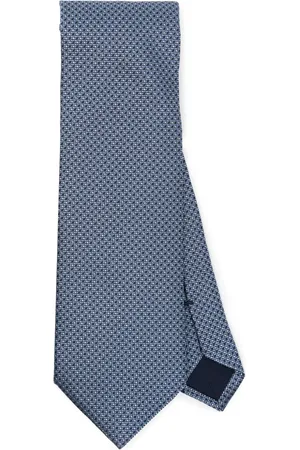 corneliani Corbata de seda con motivo en jacquard