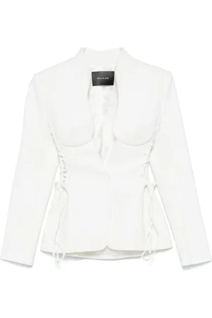 MUGLER Chamarra con agujetas