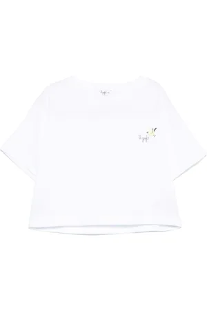 Il gufo Playera con logo bordado