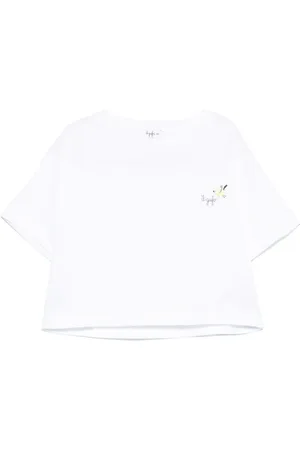 Il gufo Playera con logo bordado