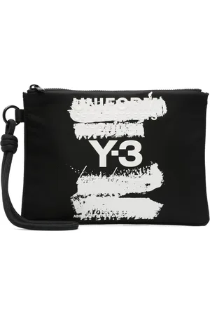 Y-3 Bolsa de mano con detalles del logo