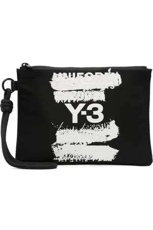 Y-3 Bolsa de mano con detalles del logo