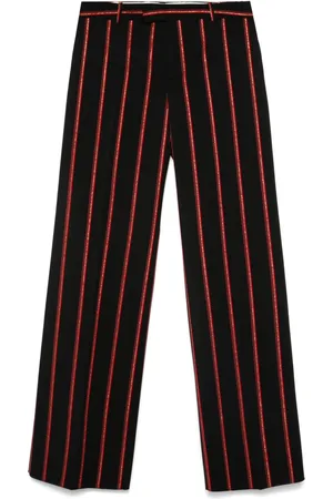 Alexander McQueen Pantalones de vestir con tiro bajo