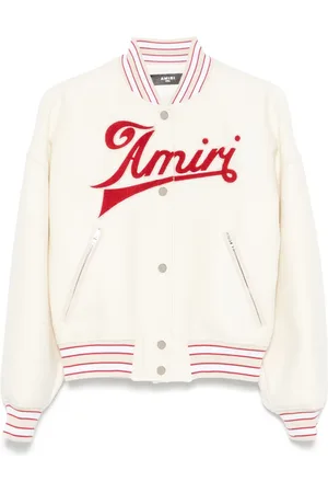 AMIRI Chamarra bomber con logo bordado