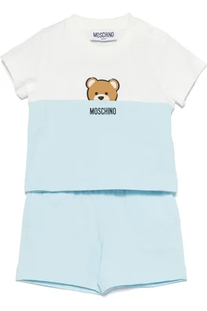 Moschino Set de shorts con logo estampado