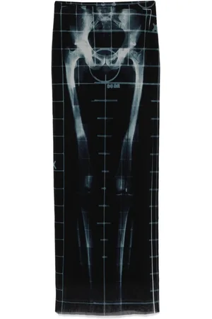 Jean Paul Gaultier Falda larga X-Ray