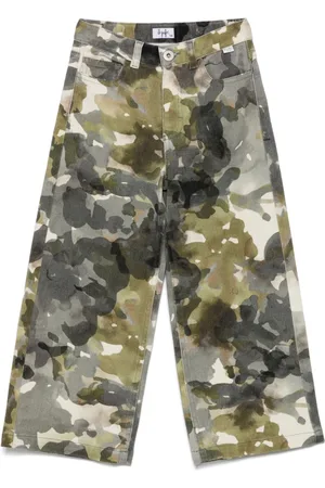 Il gufo Pants con estampado militar