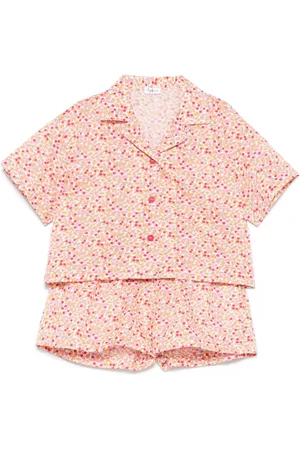 Il gufo Set de shorts con estampado floral