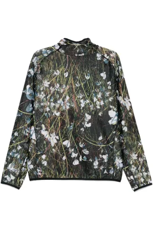 ROA Hoodie con estampado Eriophorum