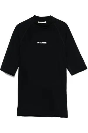 Jil Sander Playera con logo estampado