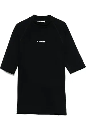 Jil Sander Playera con logo estampado