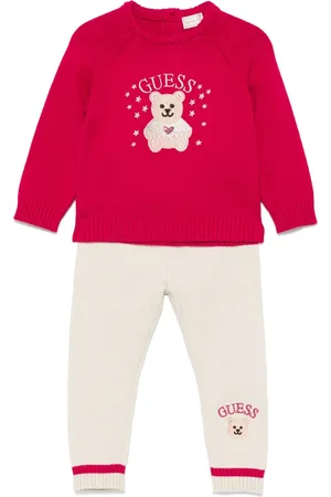 Guess Set de pantalones con logo bordado