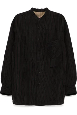 ZIGGY CHEN Camisa con rayas estampadas