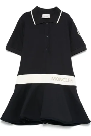 Moncler Vestido estilo playera tipo polo con logo en la pretina