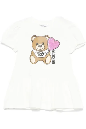 Moschino Vestido con motivo Teddy Bear