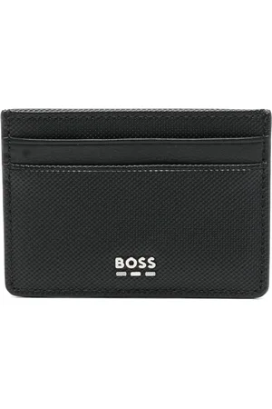 HUGO BOSS Tarjetero con letras del logo
