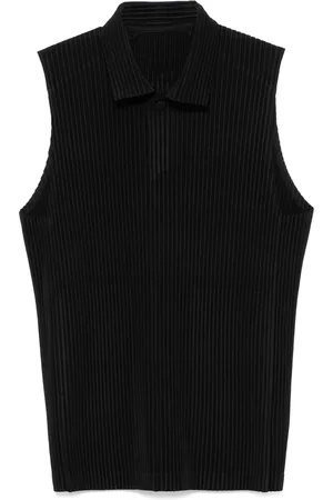 Issey Miyake Playera tipo polo MC July