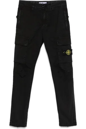 Stone Island Pantalones con distintivo Compass