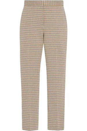 ROSETTA GETTY Pantalones con cuadros estampados