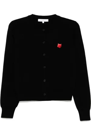 Maison Kitsuné Cárdigan con parche Bold Fox Head