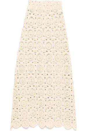 Bambah Falda con bordado floral