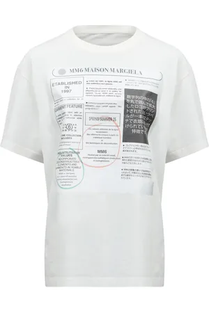 Maison Margiela Playera con estampado gráfico