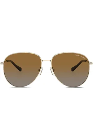 Armani Exchange Lentes de sol estilo piloto