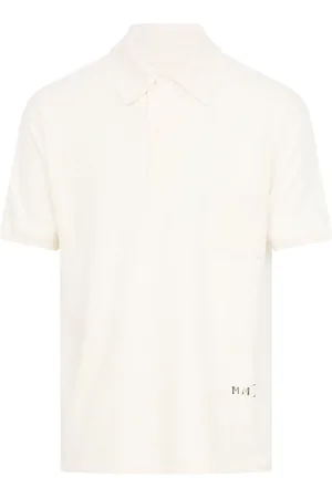 Maison Margiela Playera tipo polo con logo estampado
