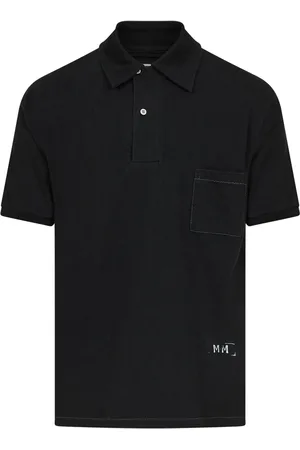 Maison Margiela Playera tipo polo con logo estampado