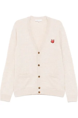 Maison Kitsuné Cárdigan con parche Bold Fox Head