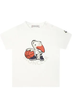 Moncler Playera con motivo de basquetbol