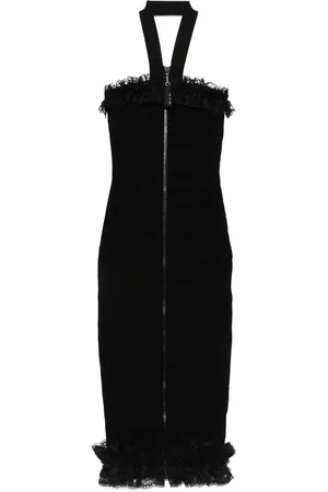 Self-Portrait Vestido midi tejido de x Christopher Kane