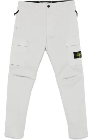 Stone Island Pants cargo con motivo Compass