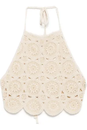 Bambah Top corto con cuello halter