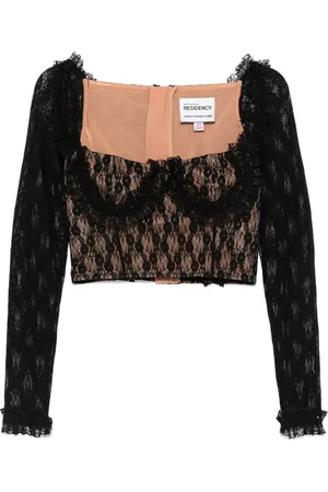 Self-Portrait Top de encaje de x Christopher Kane