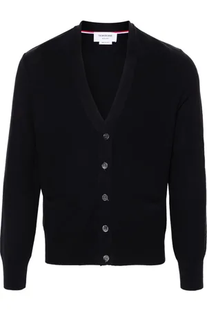 Thom Browne Cárdigan de seda con motivo 4-Bar