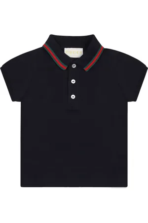 Gucci Playera tipo polo con detalle Web