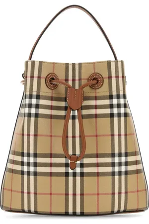 Burberry Bolsa bucket con motivo Vintage Check