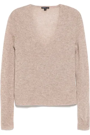 James Perse Suéter Soft Featherweight Cashmere Deep V