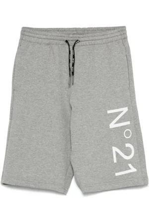 Nº21 Shorts con logo estampado